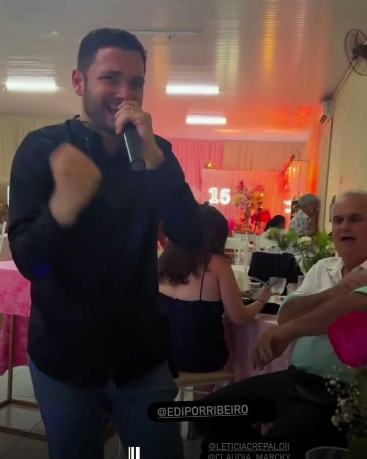 Show em festa de 15 anos